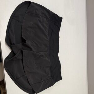 lululemon speed up mid rise -black - size 6